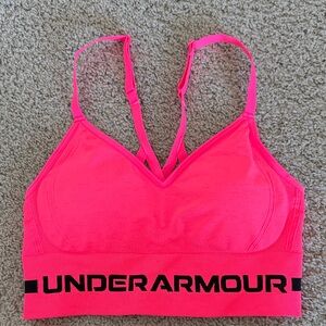 Under Armour Neon Pink Sports Bra